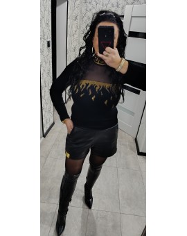 ŚLICZNA BLUZECZK CYRKONIE...