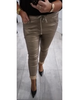 SUPER MODNE SPODNIE ZŁOTE...