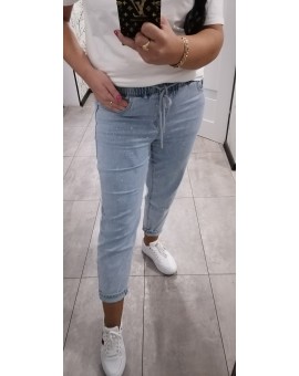 MEGA SPODNIE GUMKA CYRKONIE